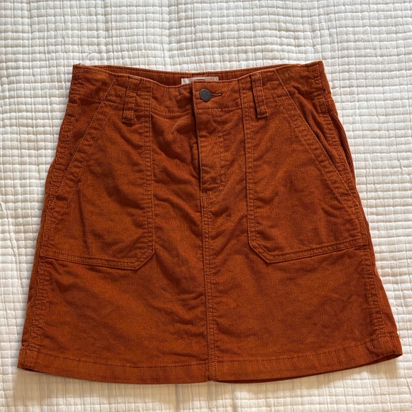 Corduroy Mini Skirt Size 0 - Picture 1 of 3